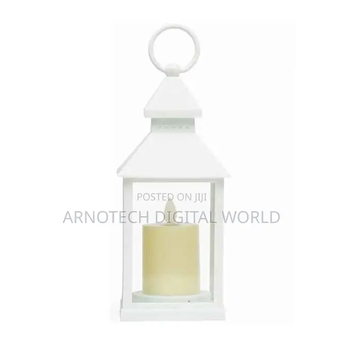 Antique Decorative Candle Holder Lantern, Nordic Style Metal Lantern