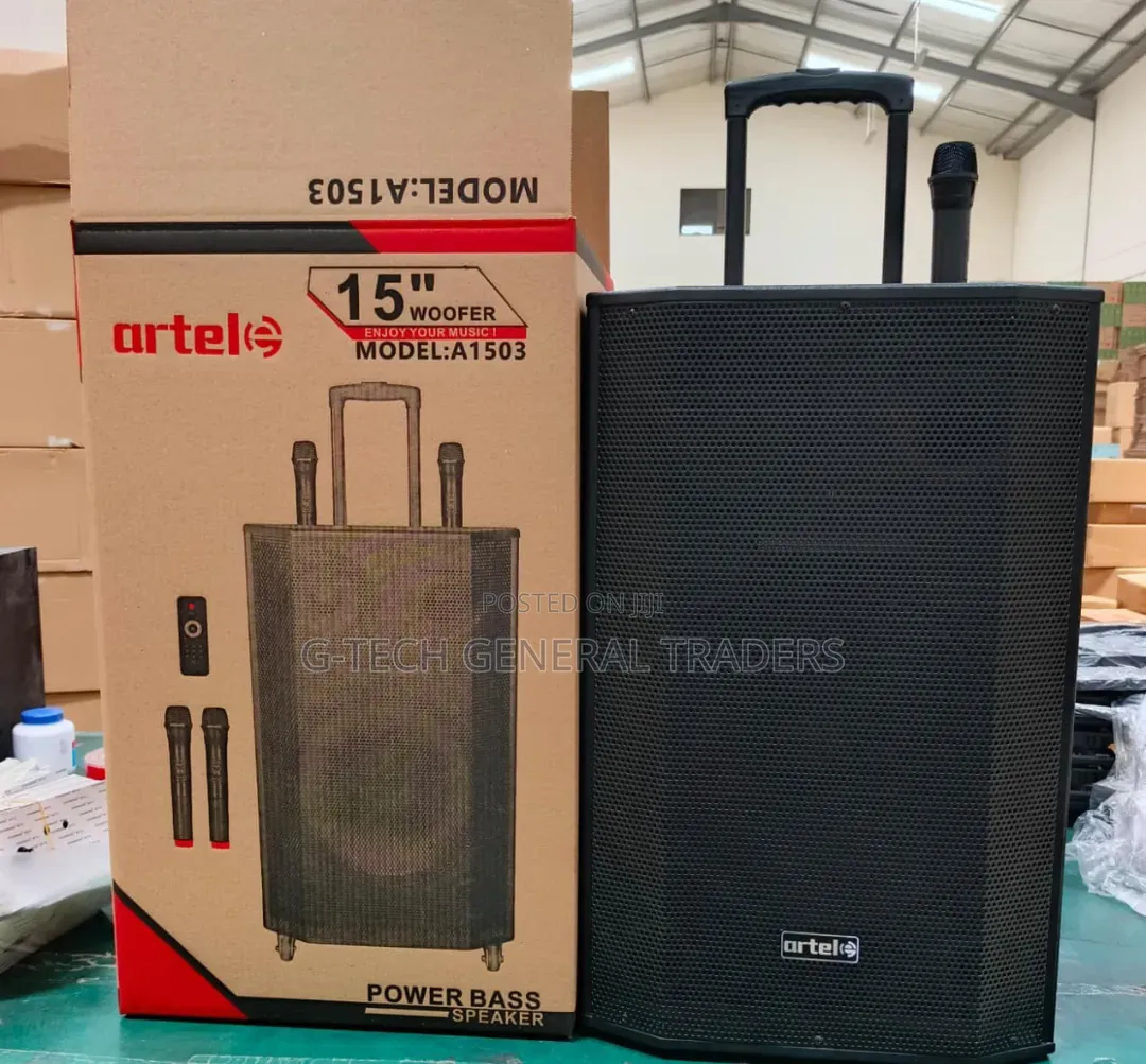 15 Inches Artel A1503 Rechargeable Trolley Speaker