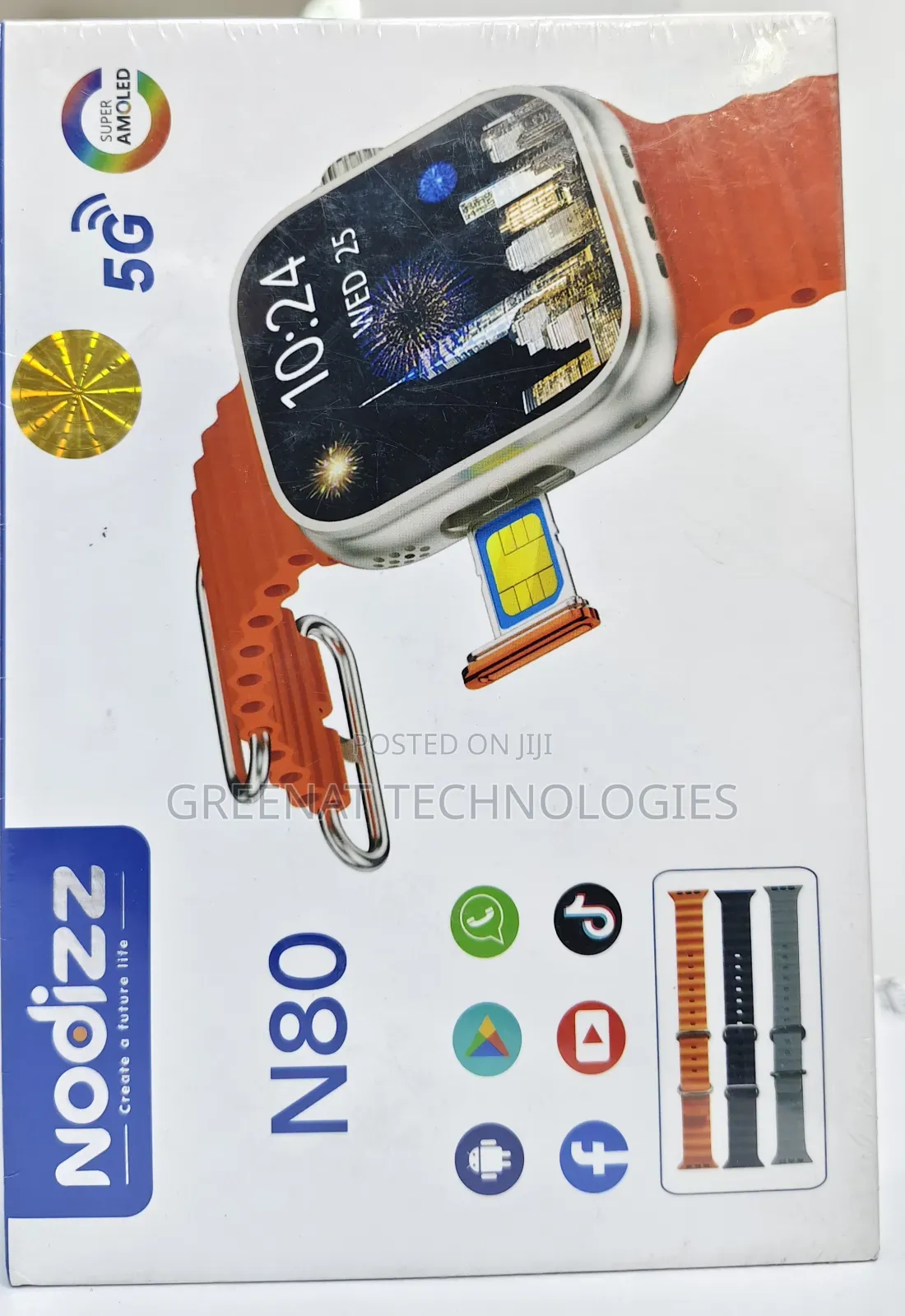 Nodizz N80 5g Smart Watch 4g Ram 64g