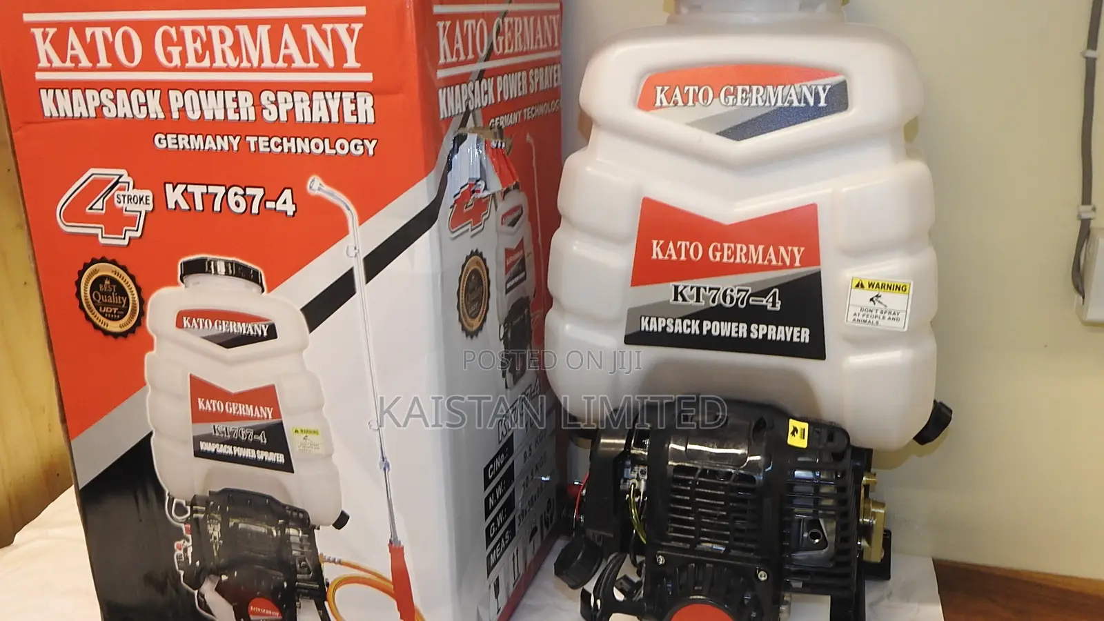 Kato Germany Kt767-4 Knapsack Power Sprayer – 4 Stroke Engine