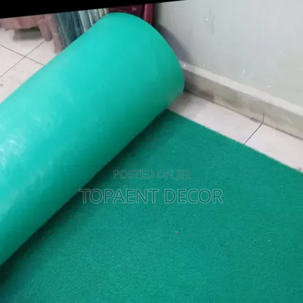 Green 1.2m Wide, Spaghetti With Rubber Backing
