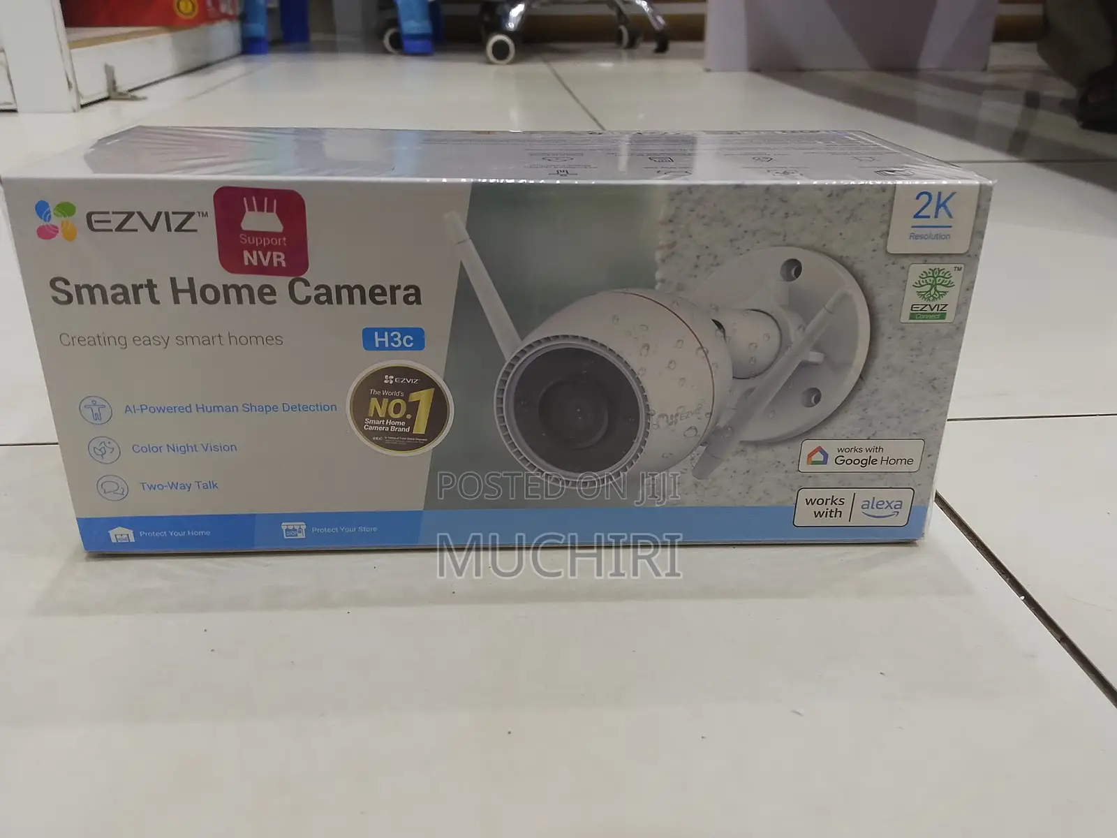 Ezviz H3c Outdoor Wi-Fi Smart Home Ai-Powered Human Detection Camera