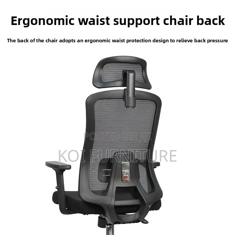Office Chair; Ergonomic Swivel Fabeic Office Chair