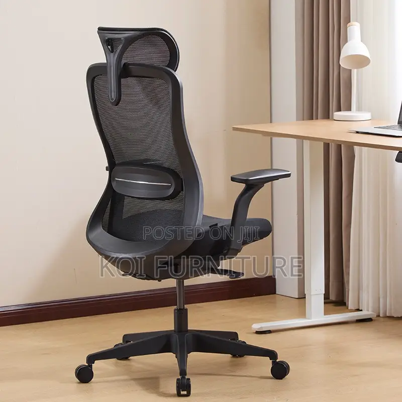 Office Chair; Ergonomic Swivel Fabeic Office Chair