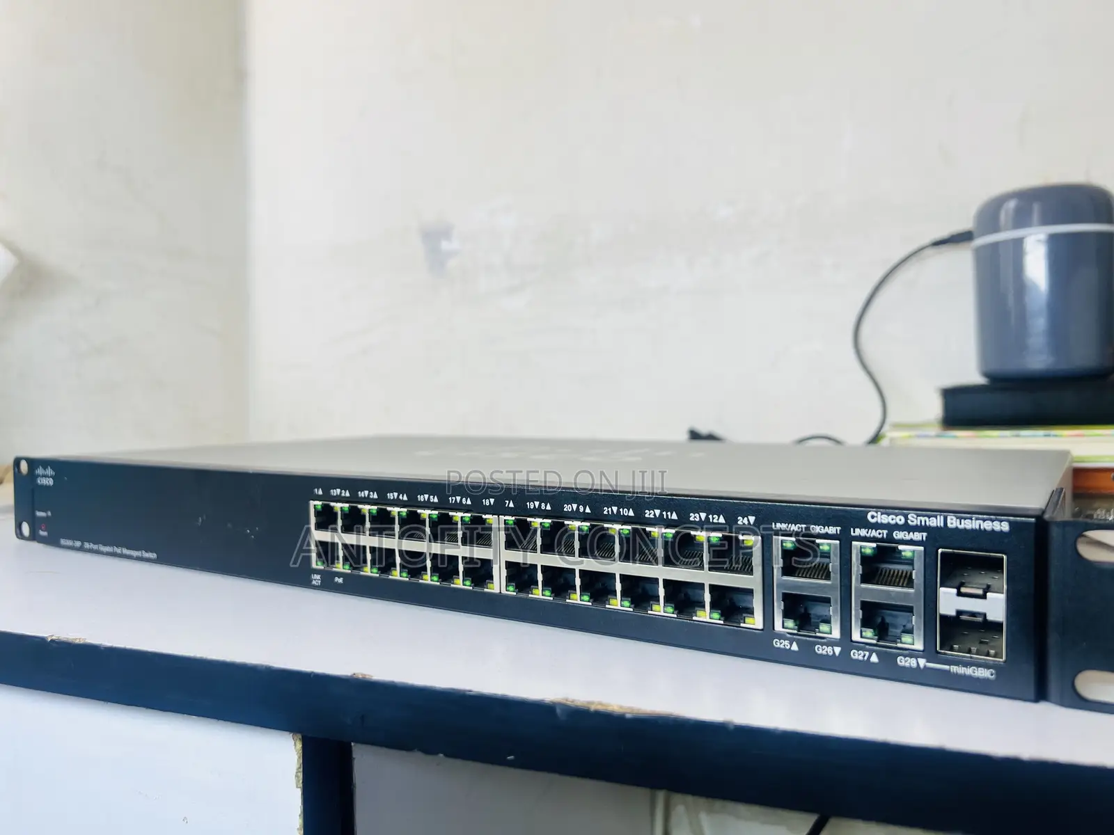 Cisco Sg300-28p Gigabit Poe Managed Switch