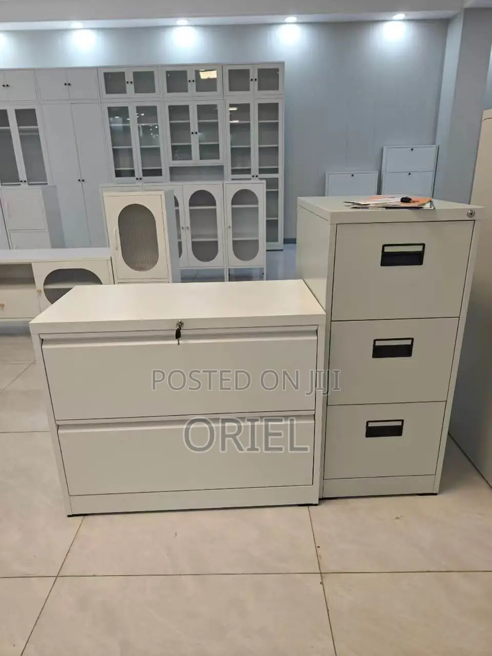 Office Cabinet : 3-Drawers Filling Storage Cabinet
