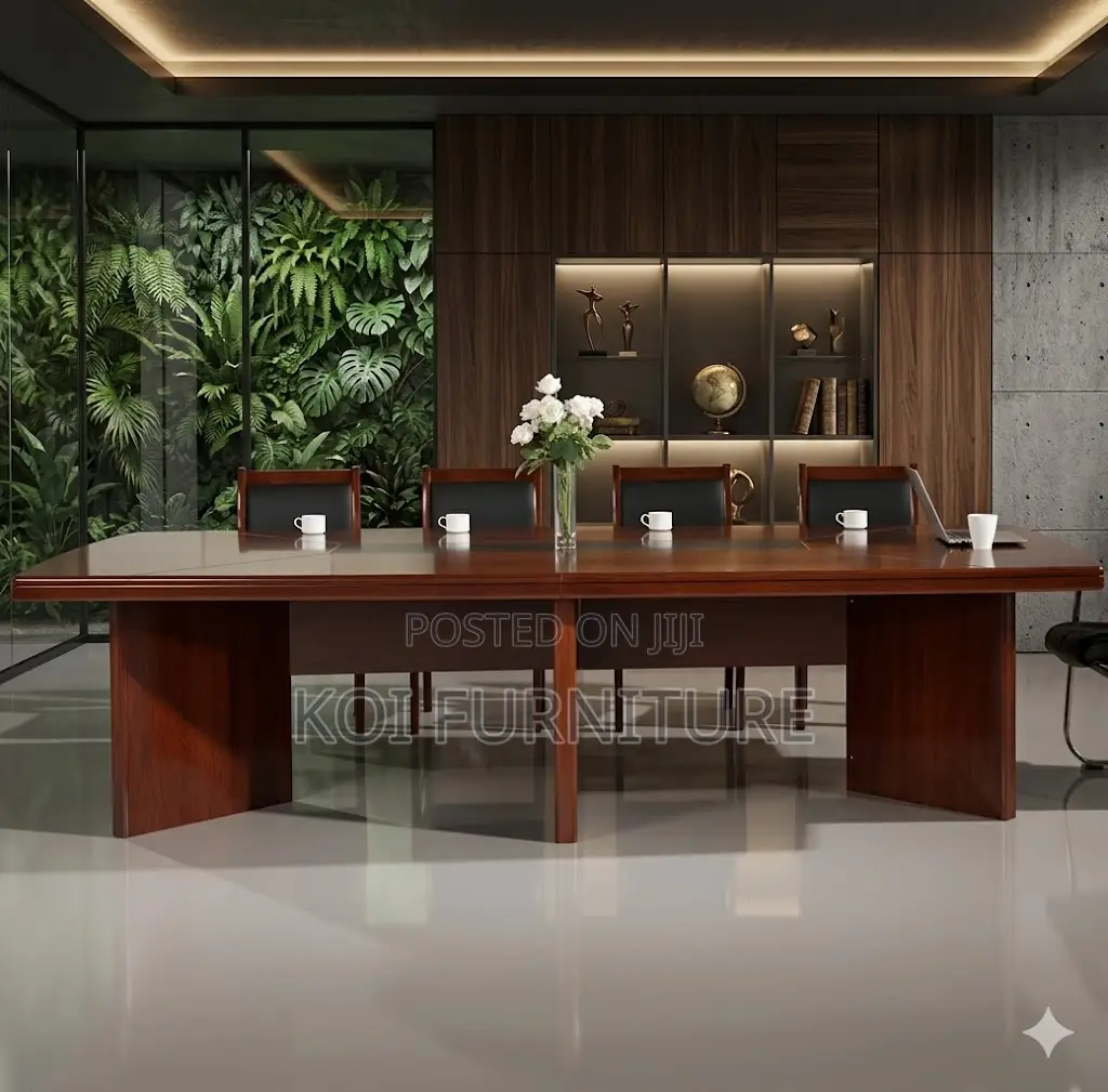 Office Table; 3 Meters Executive Mahogany Boardroom Table