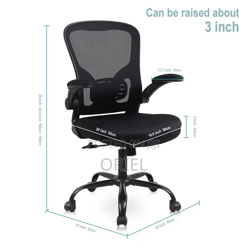 Office Chair : Fabric Ergonomic Office Chair