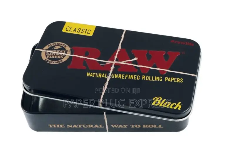 Raw Black Collectors Edition Tin Case 2oz