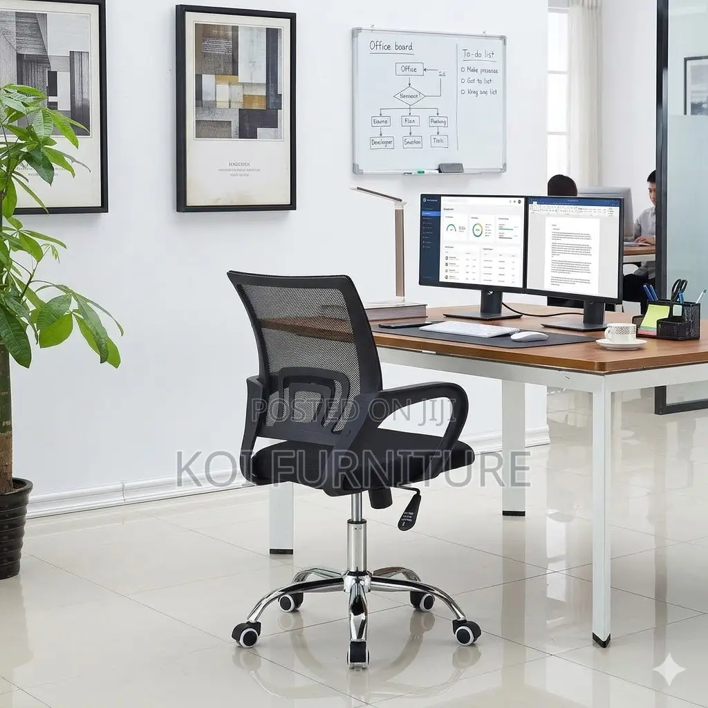 Office Chairs; Mesh Fabric 360 Swivel Home Office Chairs