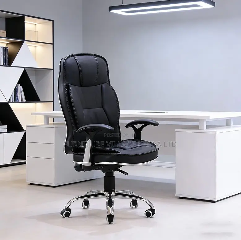 Comfortable Leather Ergonomic Office Chair