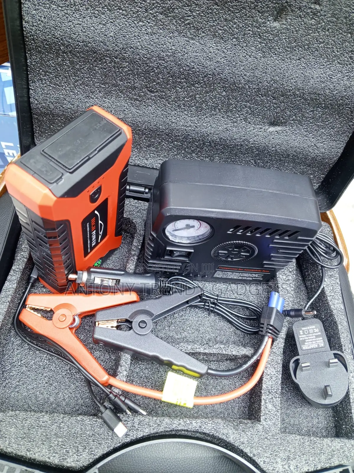 Multi-Function Battery Booster With Led Light and Air Pump