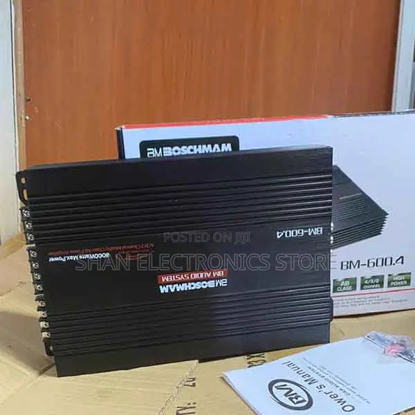 High-Powered Audio Performance Bm600 4-Channel Ampboschmann