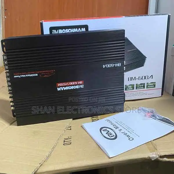 Adjustable Crossover Control Bm600 4-Channel Amplifier