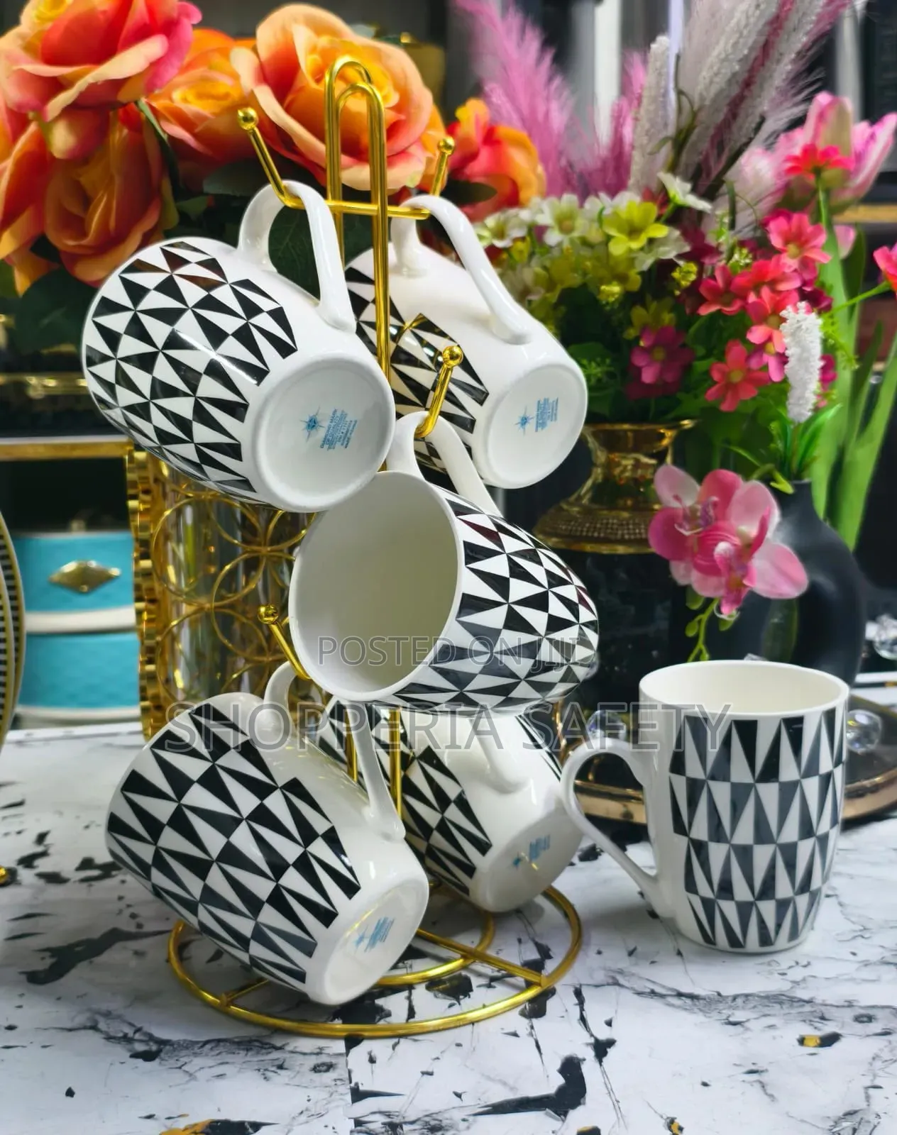 *6pcs Ceramic Mugs