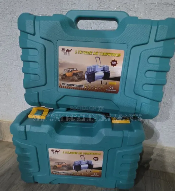 Portable 2-Cylinder Air Compressor Kit