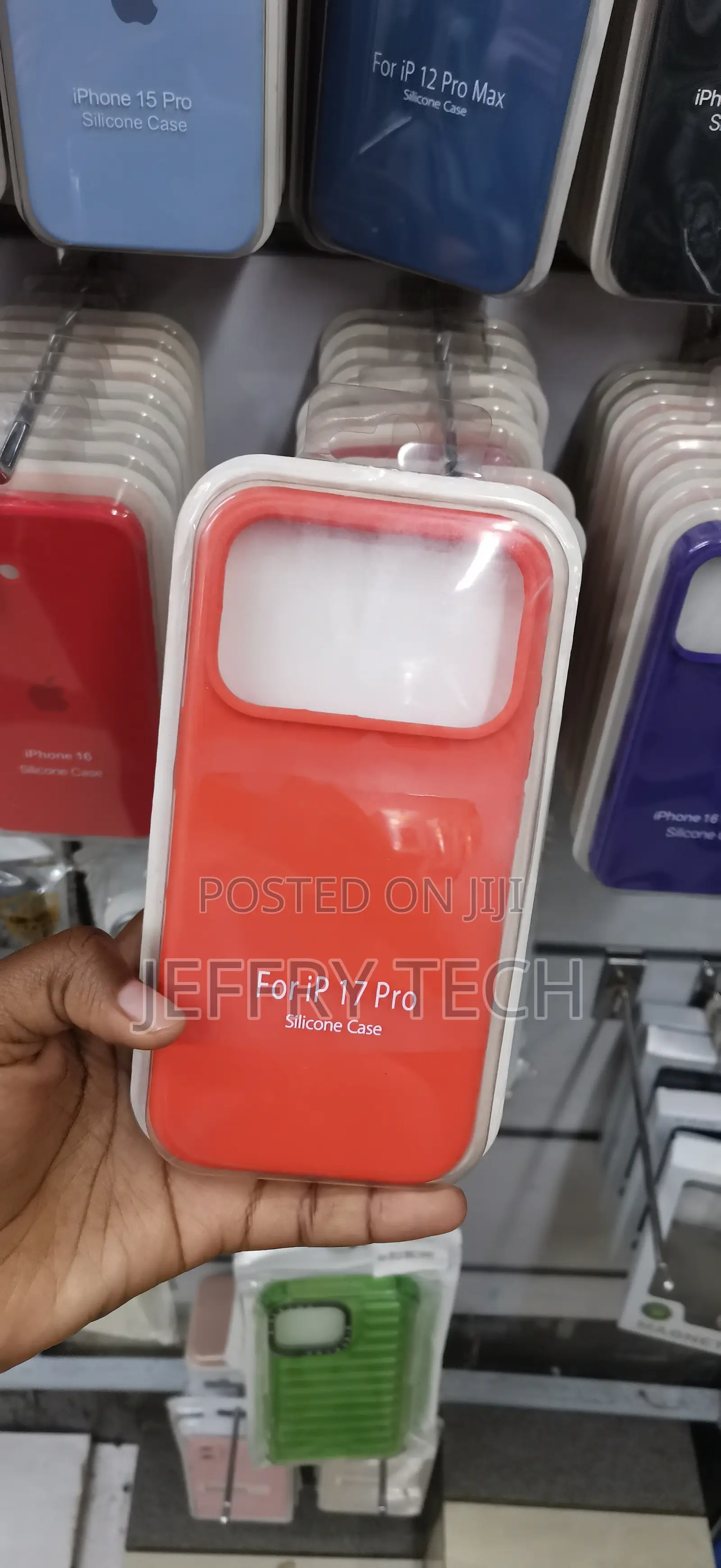 iPhone 17 Pro Precise Cutouts for the Rear Camera Island Case-Orange