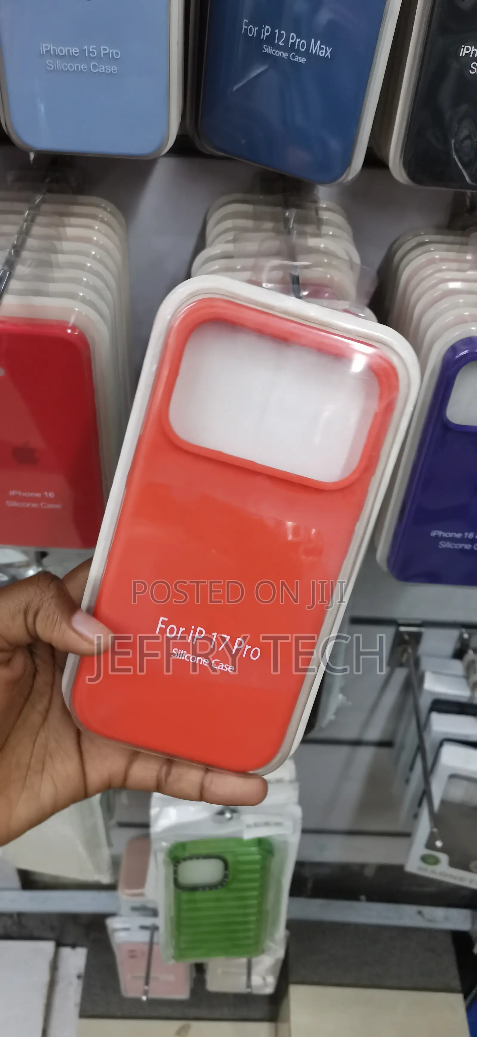 iPhone 17 Pro Precise Cutouts for the Rear Camera Island Case-Orange