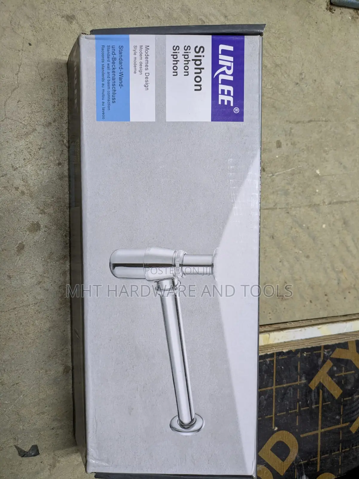 Lirlee Chrome Bottle Trap 11/4