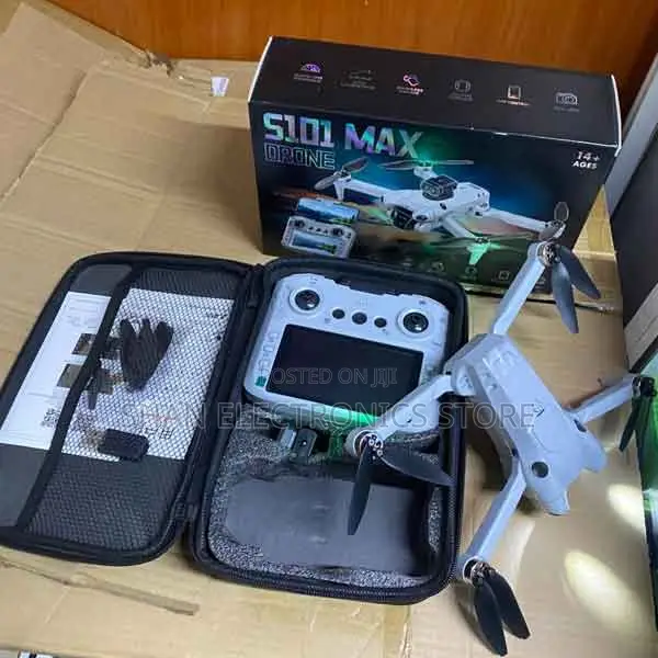 Intelligent S101 Beginner-Friendly Drone With Screen–Dual Cam Flight