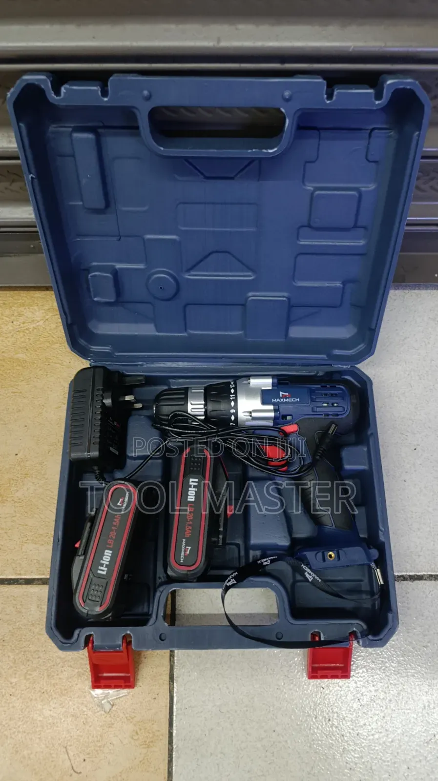 20v 1.5ah Maxmech Cordless Drill/10mm Keyless Maxmech Cordless Drill