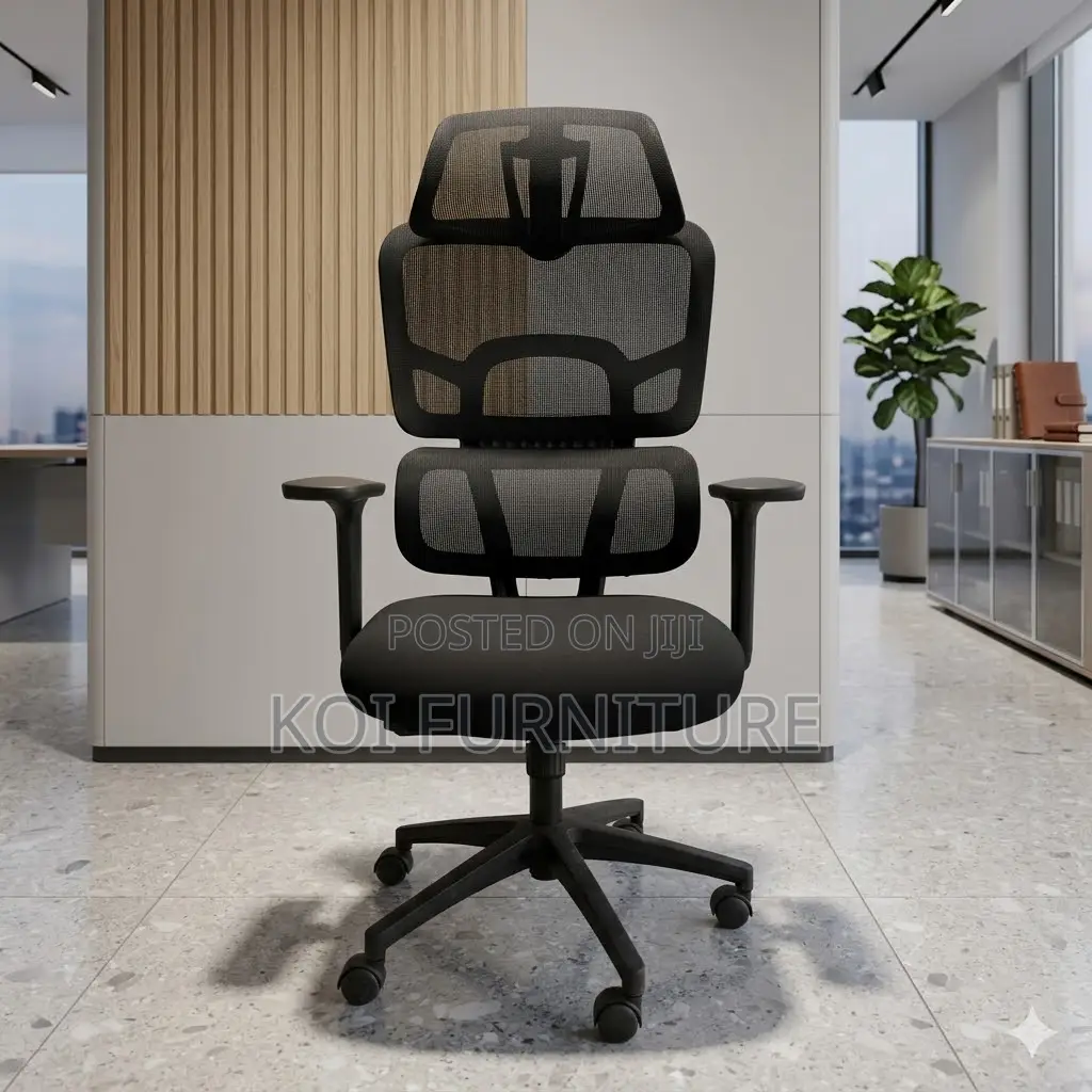 Office Chairs; Adjustable Orthopedic Office Mesh Chairs