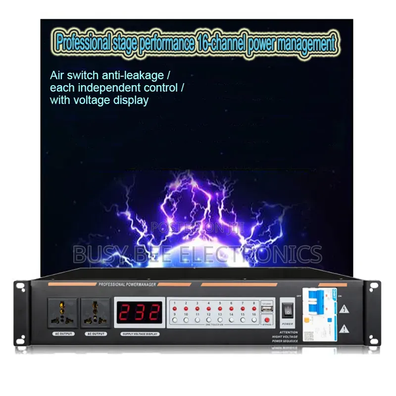 1602 Professional 18 Channels Power Sequence Controller