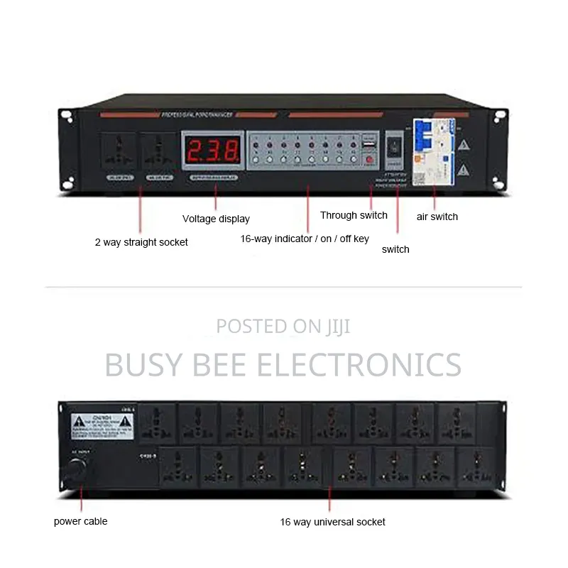 1602 Professional 18 Channels Power Sequence Controller
