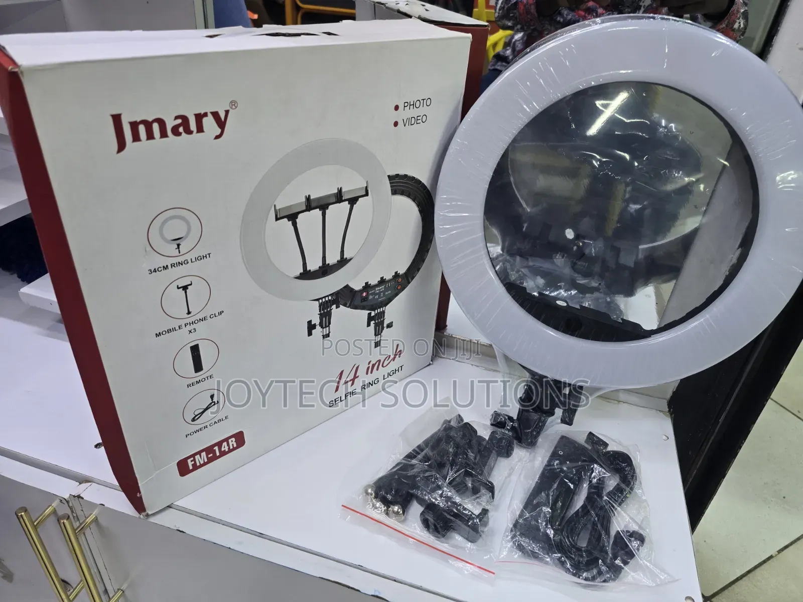 Brand New Jmary 14-Inch Studio Ring Light (Fm-14r) + With Tripod Stand