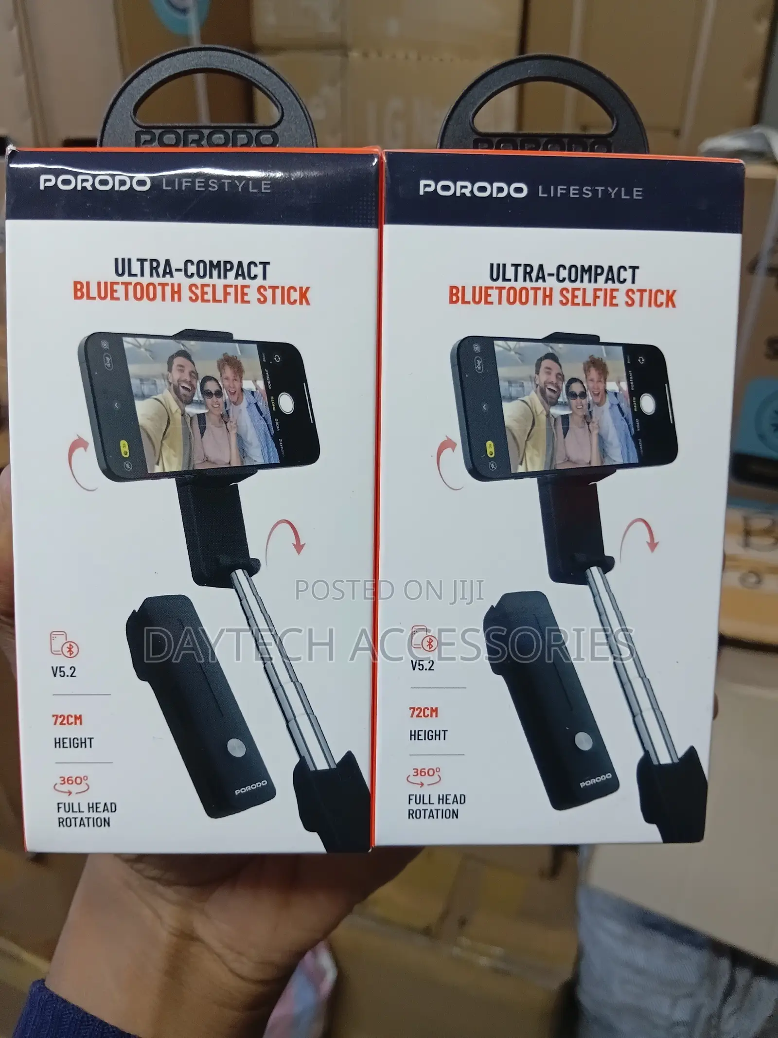 The Porodo Lifestyle Ultra-Compact Bluetooth Selfie Stick