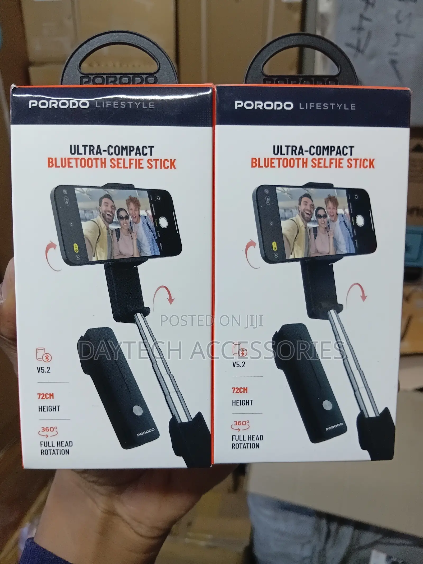 The Porodo Lifestyle Ultra-Compact Bluetooth Selfie Stick
