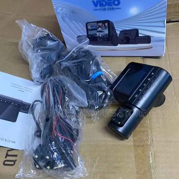 3 Lens Dash Cam – Wide View Advanced Car Safety Recorder