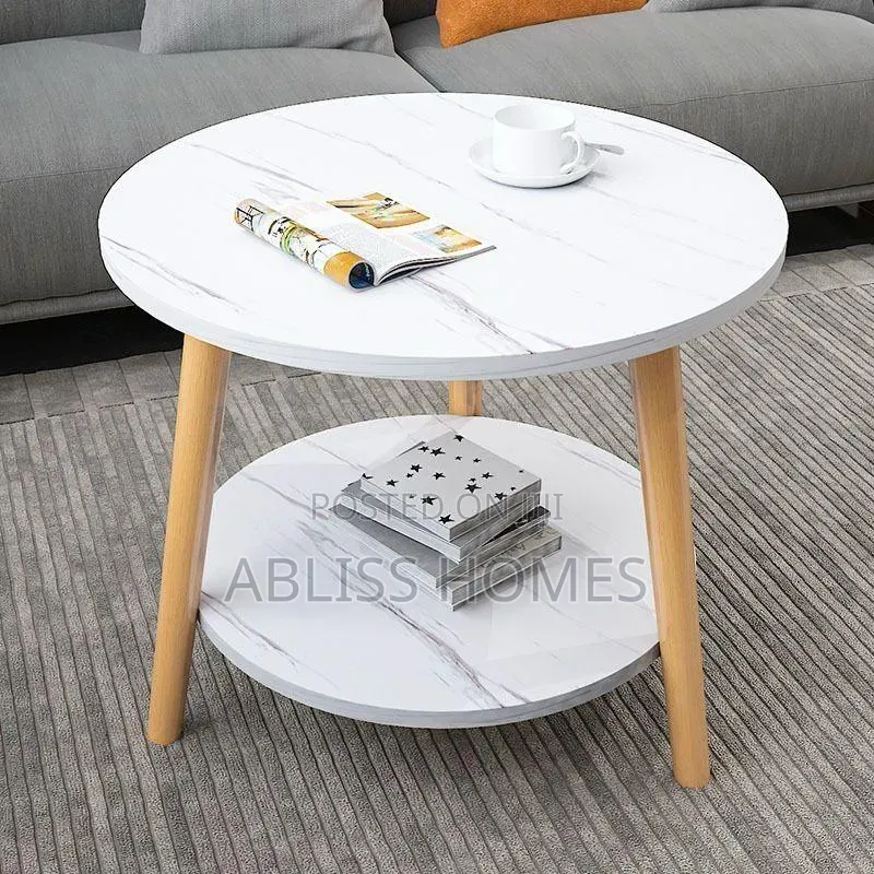 2 Layer Minimalist Nordic Style Coffee Side Table