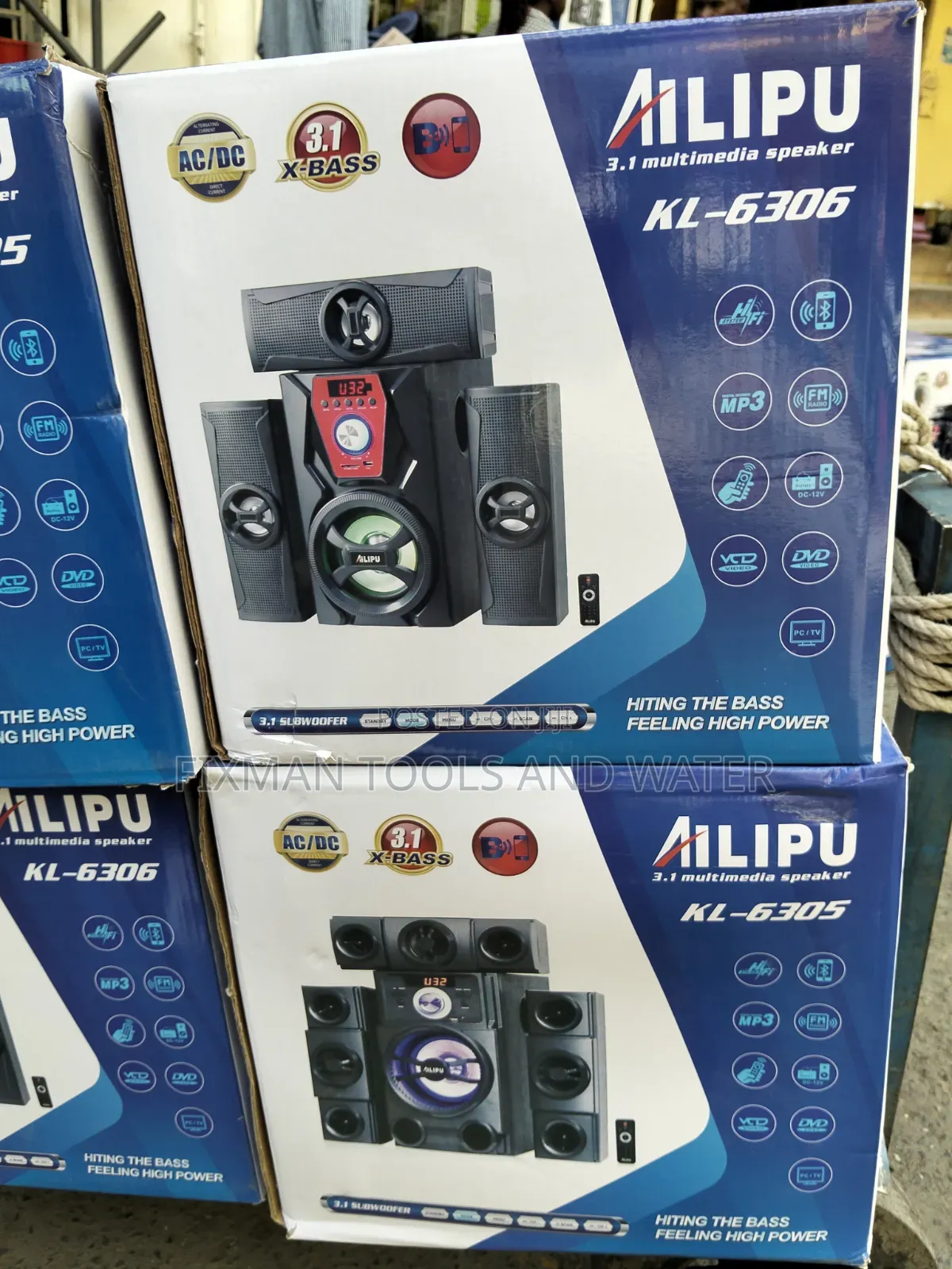 Ailipu Ac- Dc Subwoofer 3.1 X- Bass