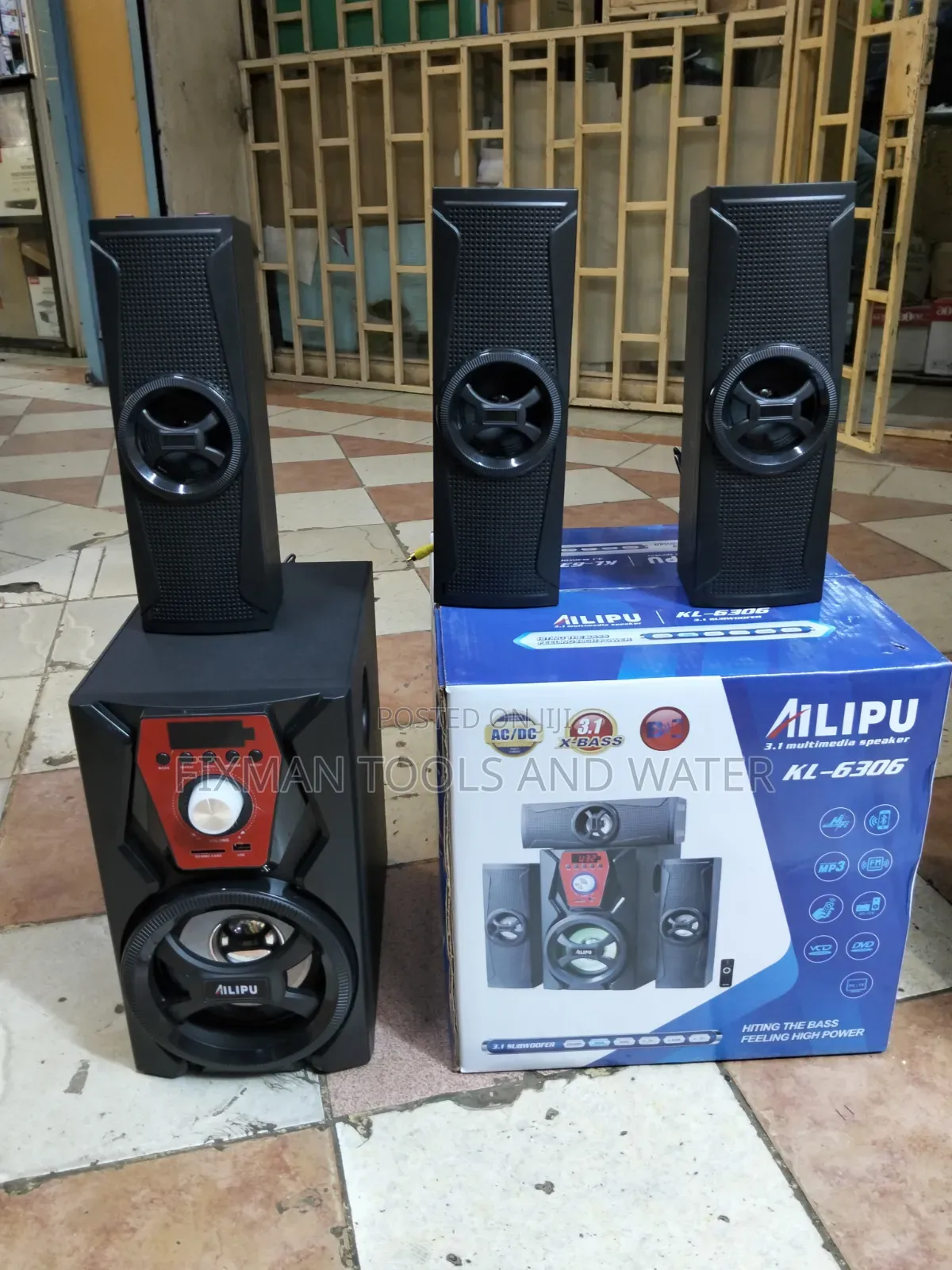 Ailipu Ac-Dc Multimedia Subwoofer 3.1 Also for Solar X Bass