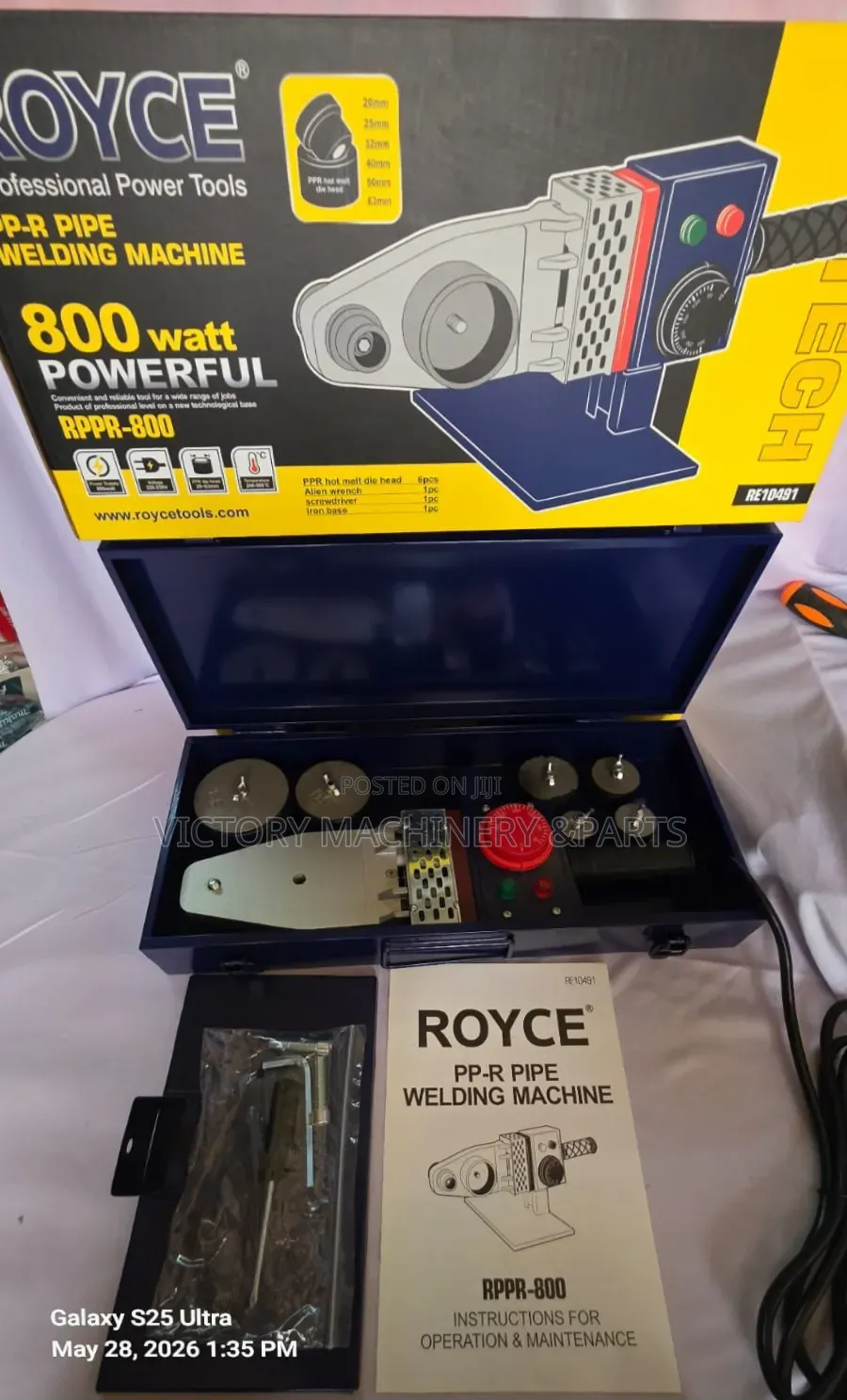 Royce PPR 800w Pipe Welding Machine
