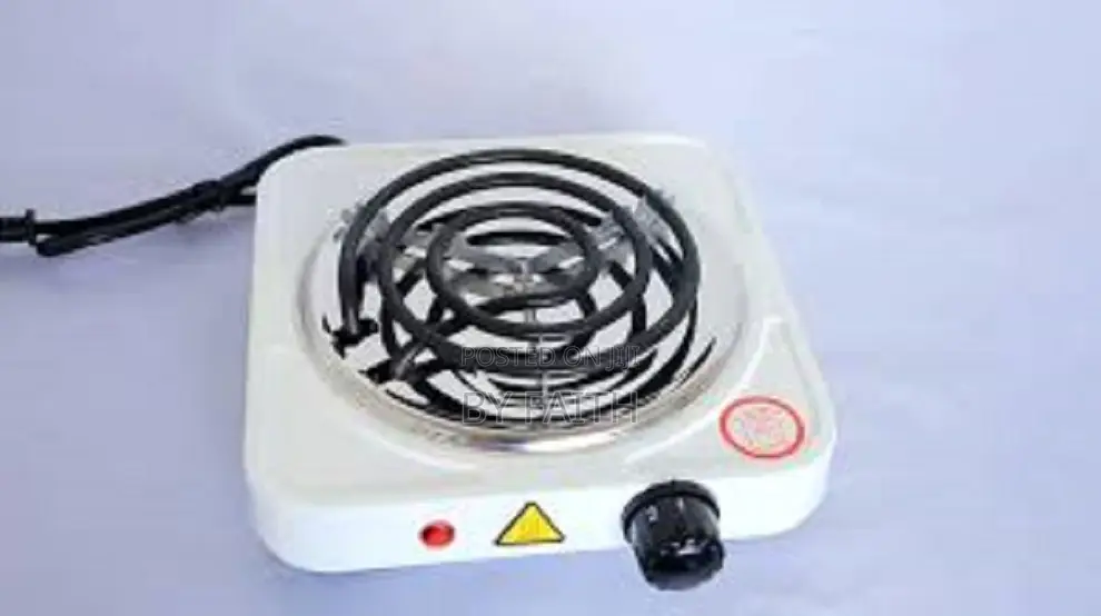 White 1-Burner Electric Coil Cooker - Steel