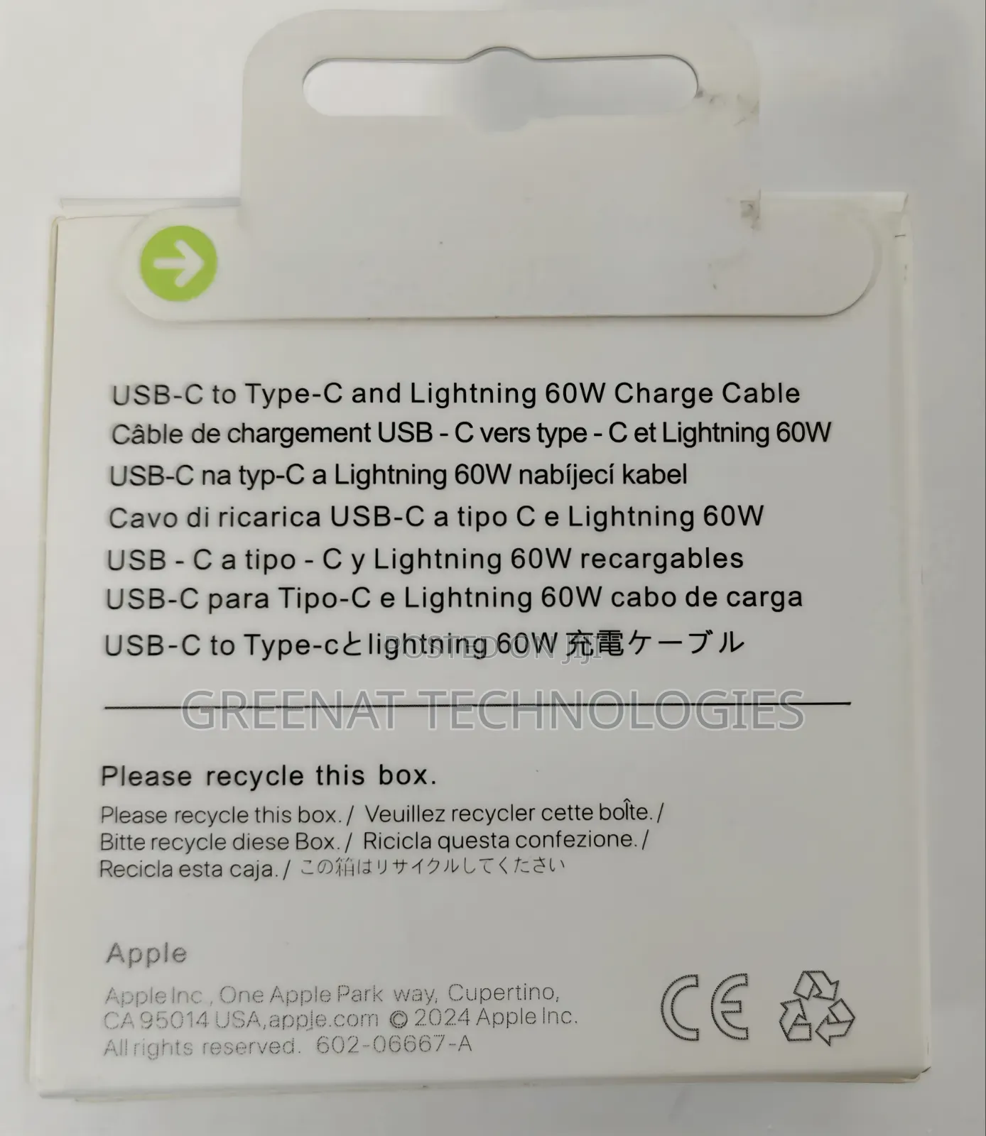 Apple 60w Multi-Connector Type-C and Lightning
