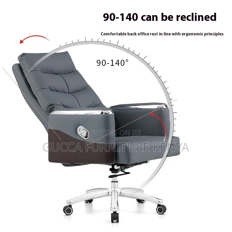 Leather Director's Adjustable Chair