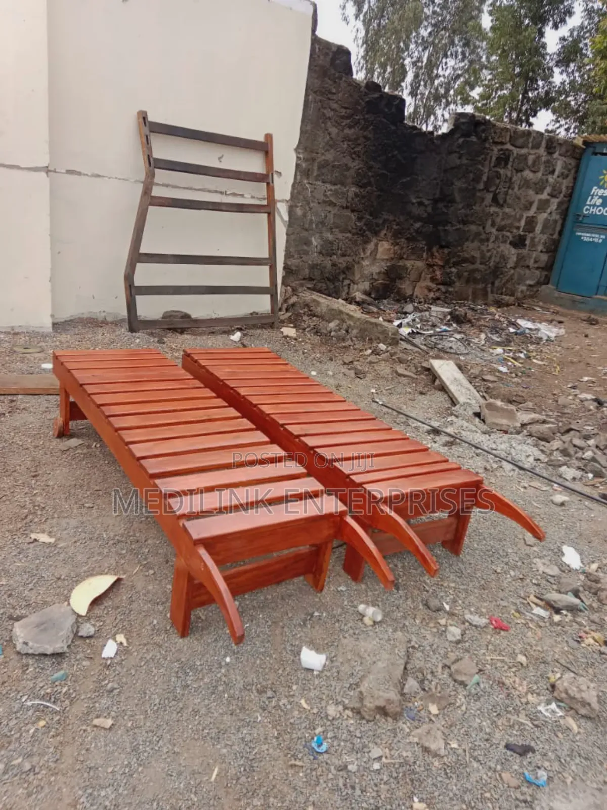 Mahogany Lenti Ok Outdoor Pool Sunbeds