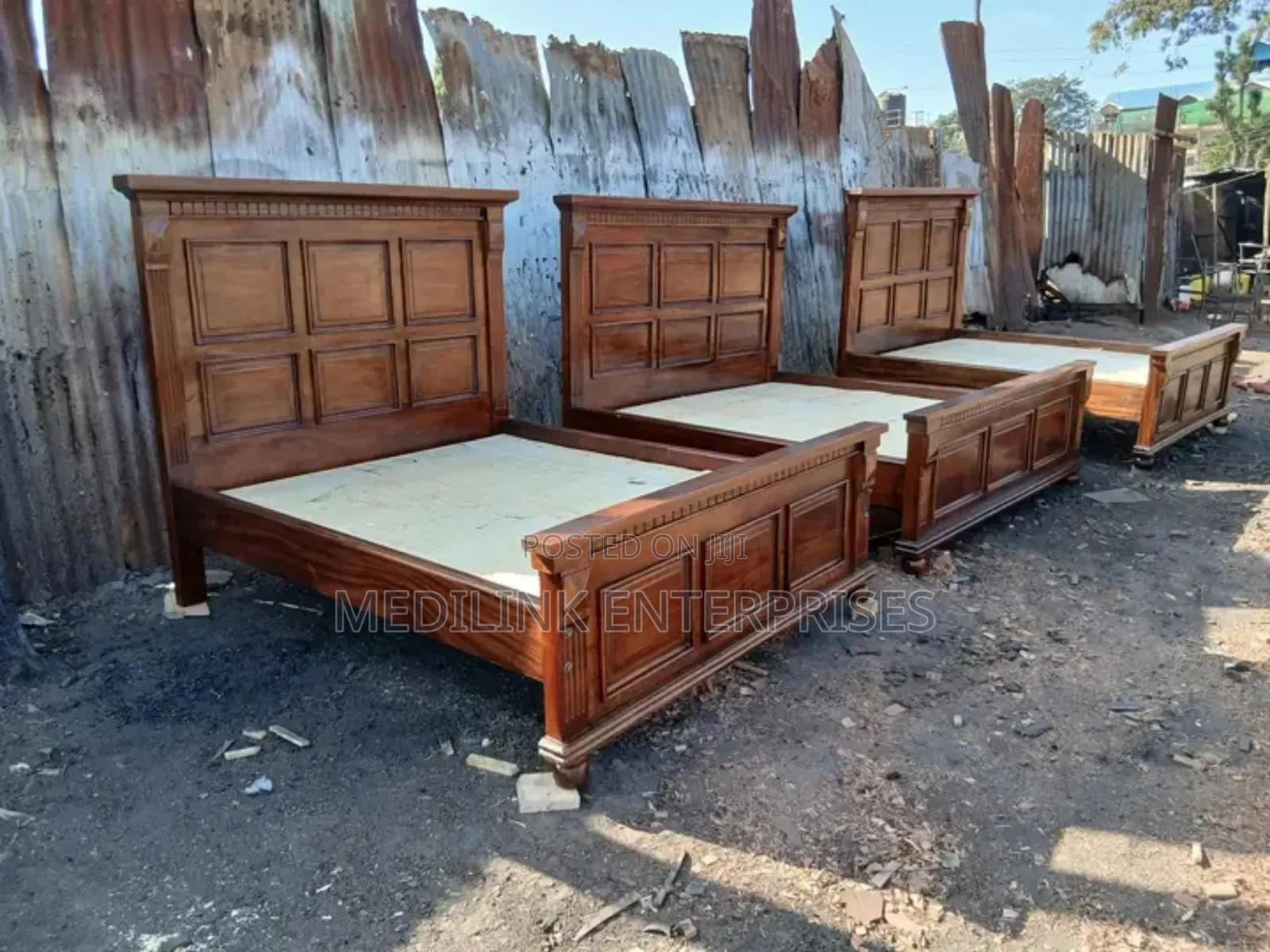 Summer Hill Solid Mahogany King Sized Beds (6*6)