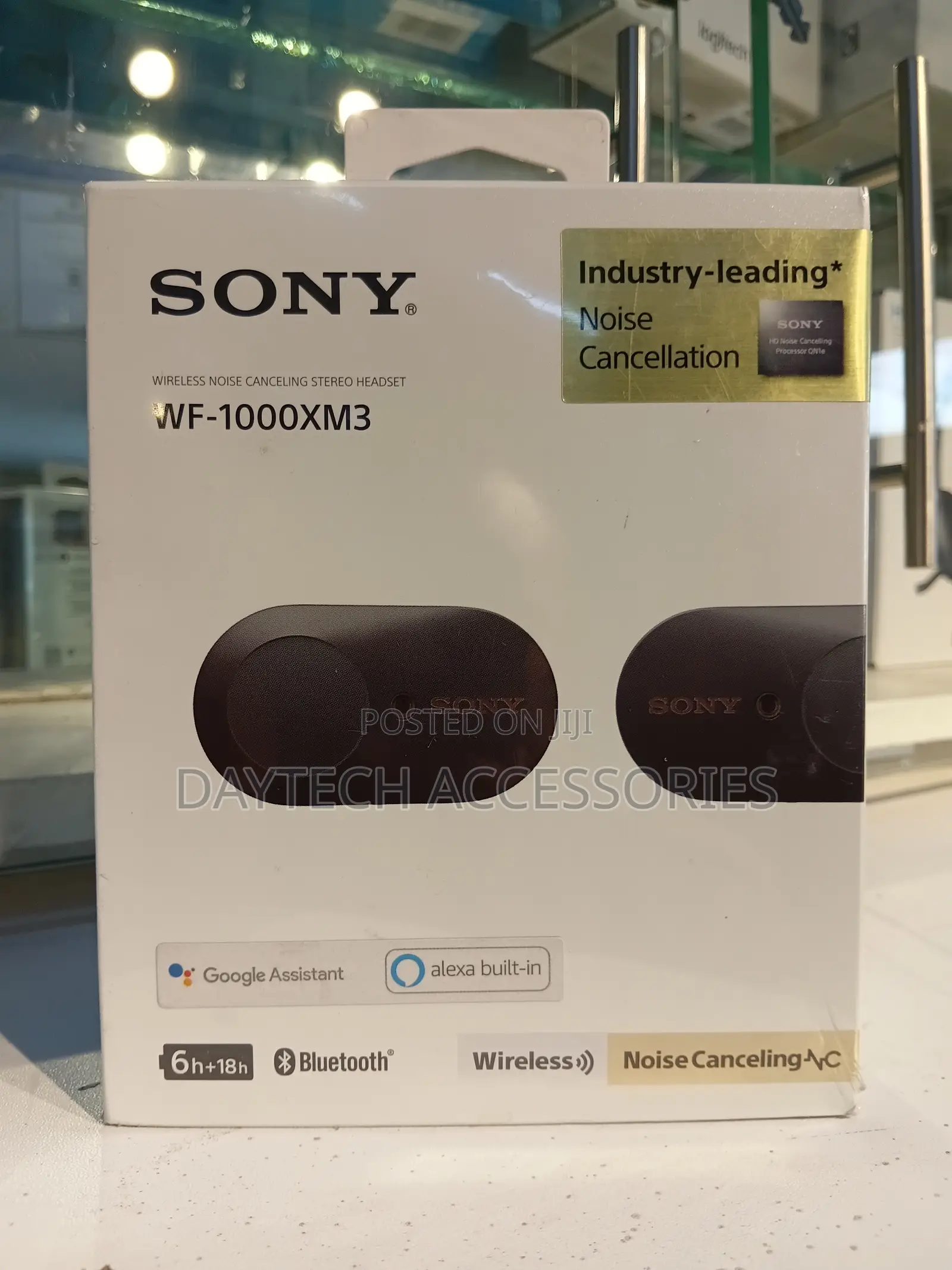 This Is a Sony Wf-1000xm3 Wireless Noise-Canceling Stereo Headset.