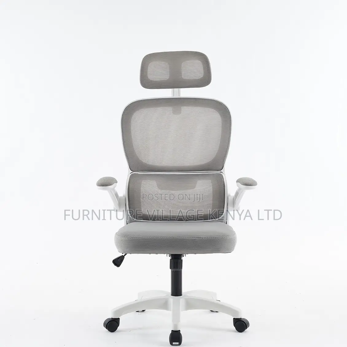 White Ergonomic Chair for Office
