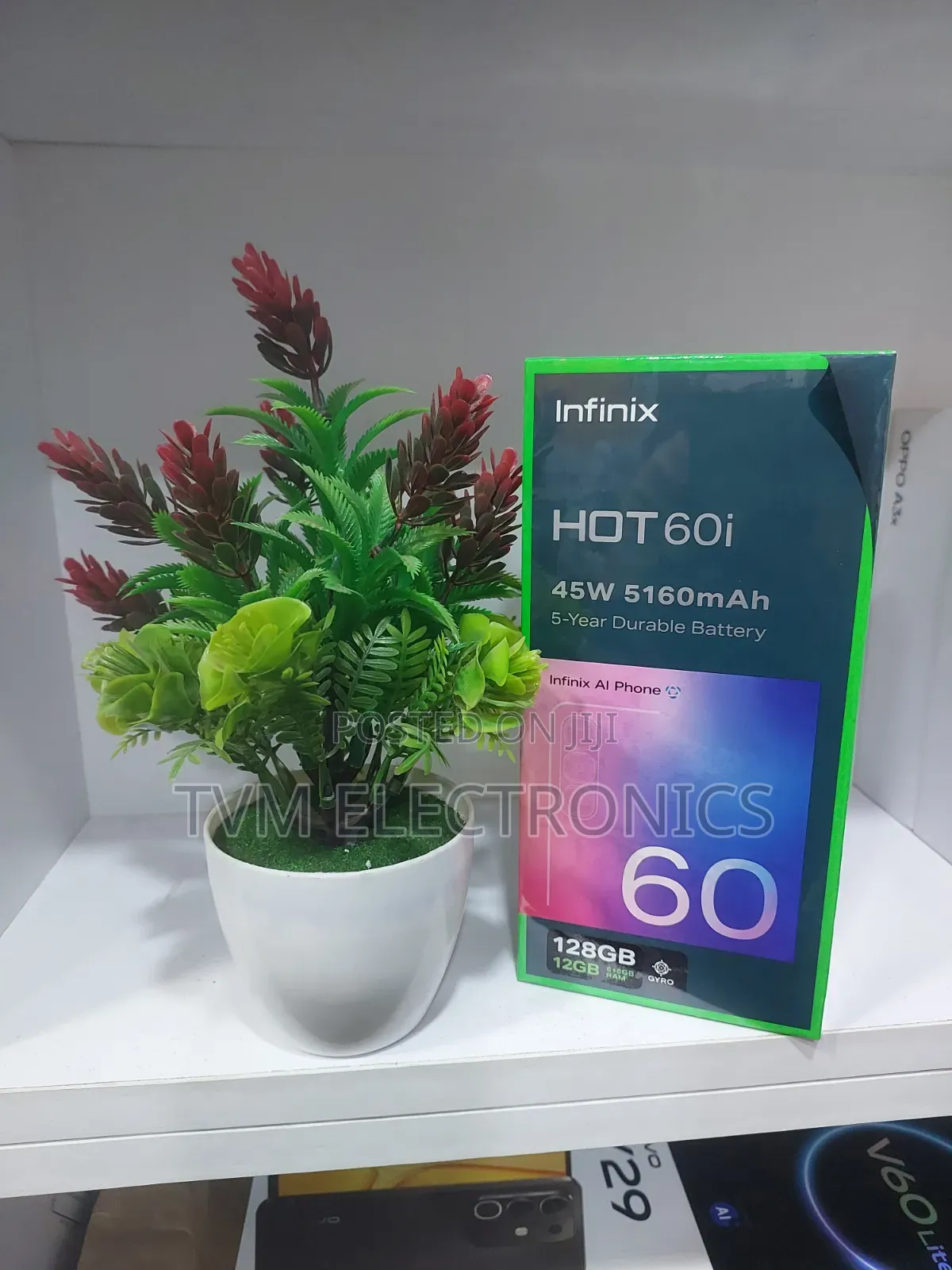 New Infinix Hot 60i 128 GB Silver