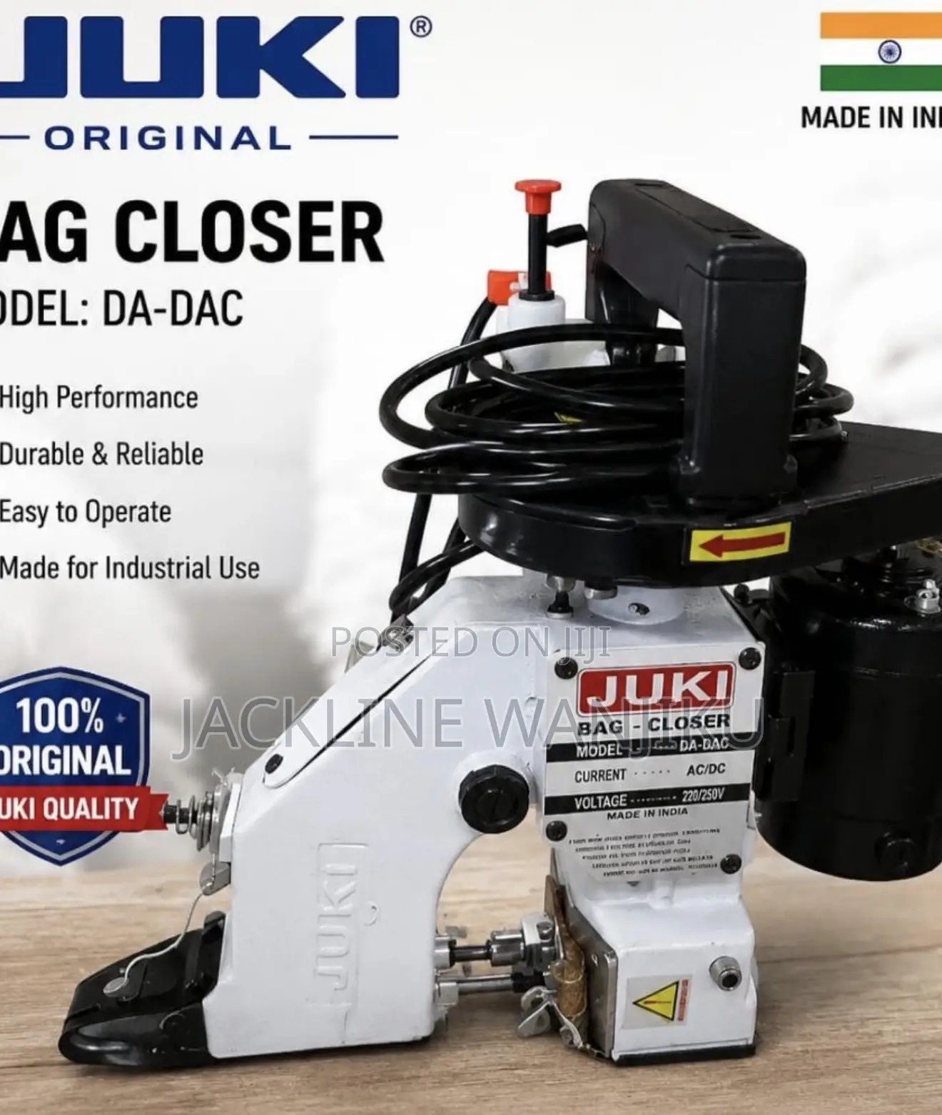 Juki Bag Closer Machine/ Portable Electric Juki Bag Closer Machine