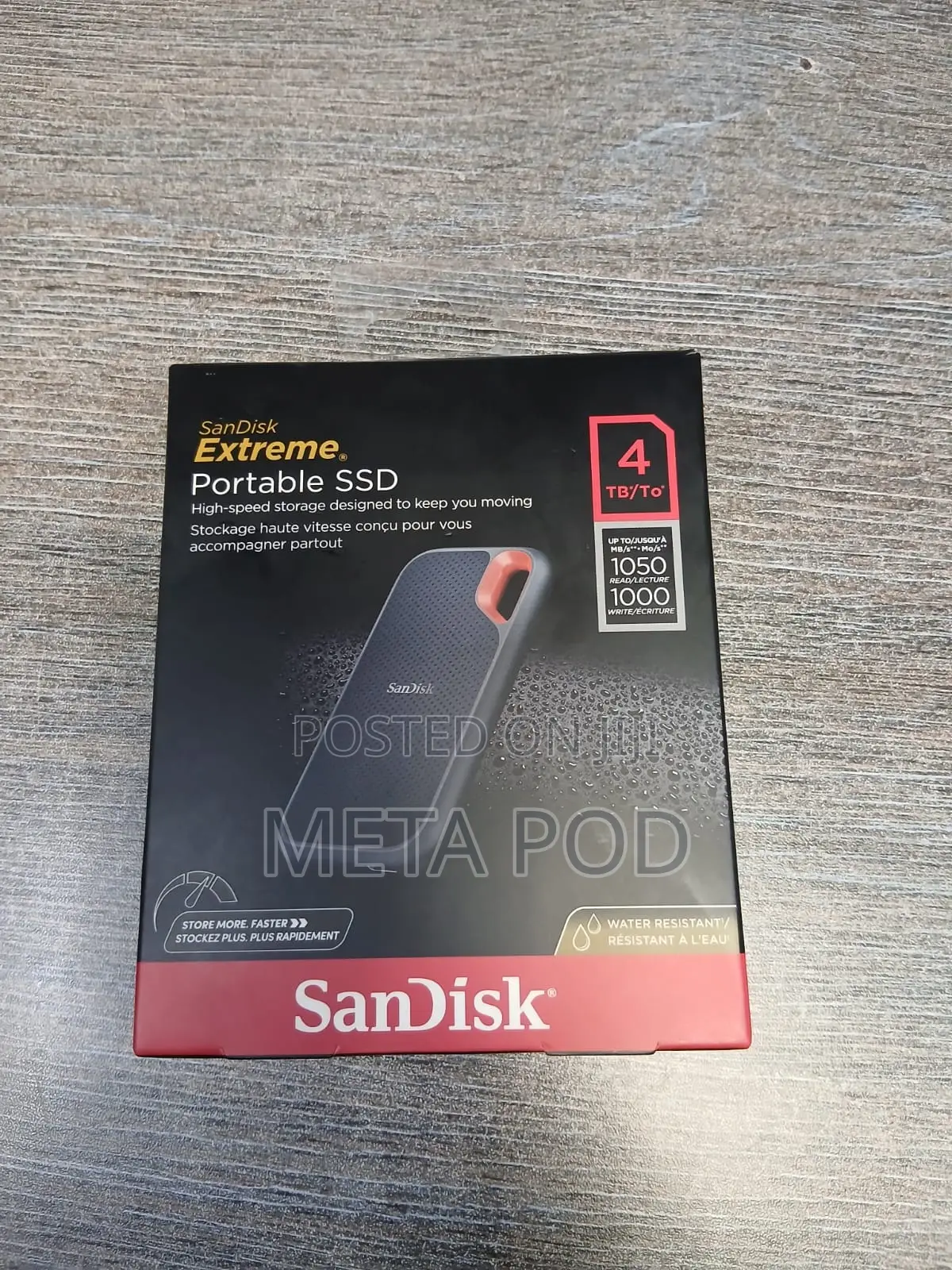 Sandisk Extreme Portable SSD 4tb