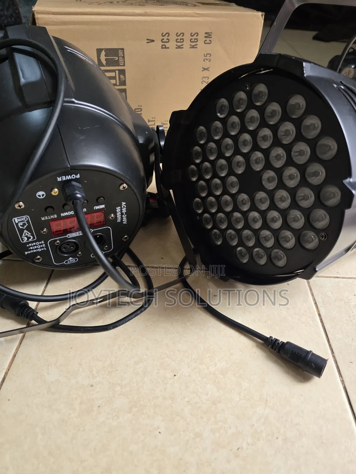 RGBW Led Par Stage Lights for Event Decorators (Pair)