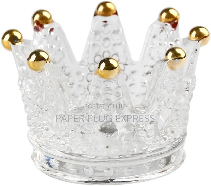 Gold Crown Premium Glass Ashtray