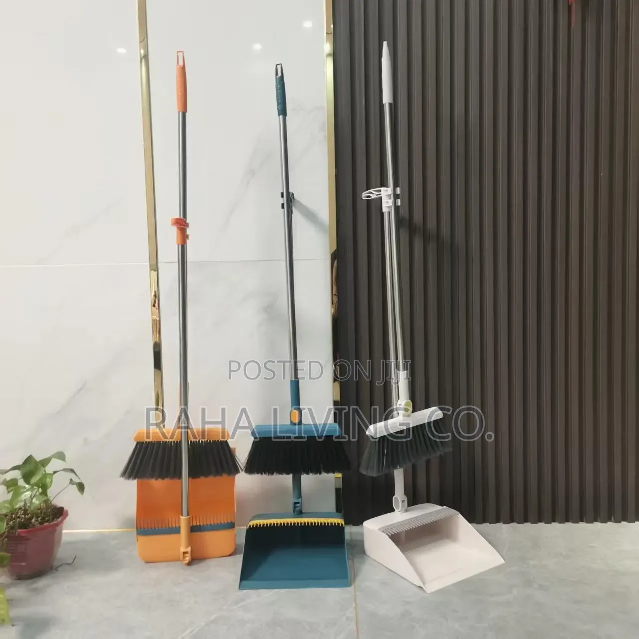 2-in-1 Foldable Rotating Broom Dustpan Set | 3 Colours