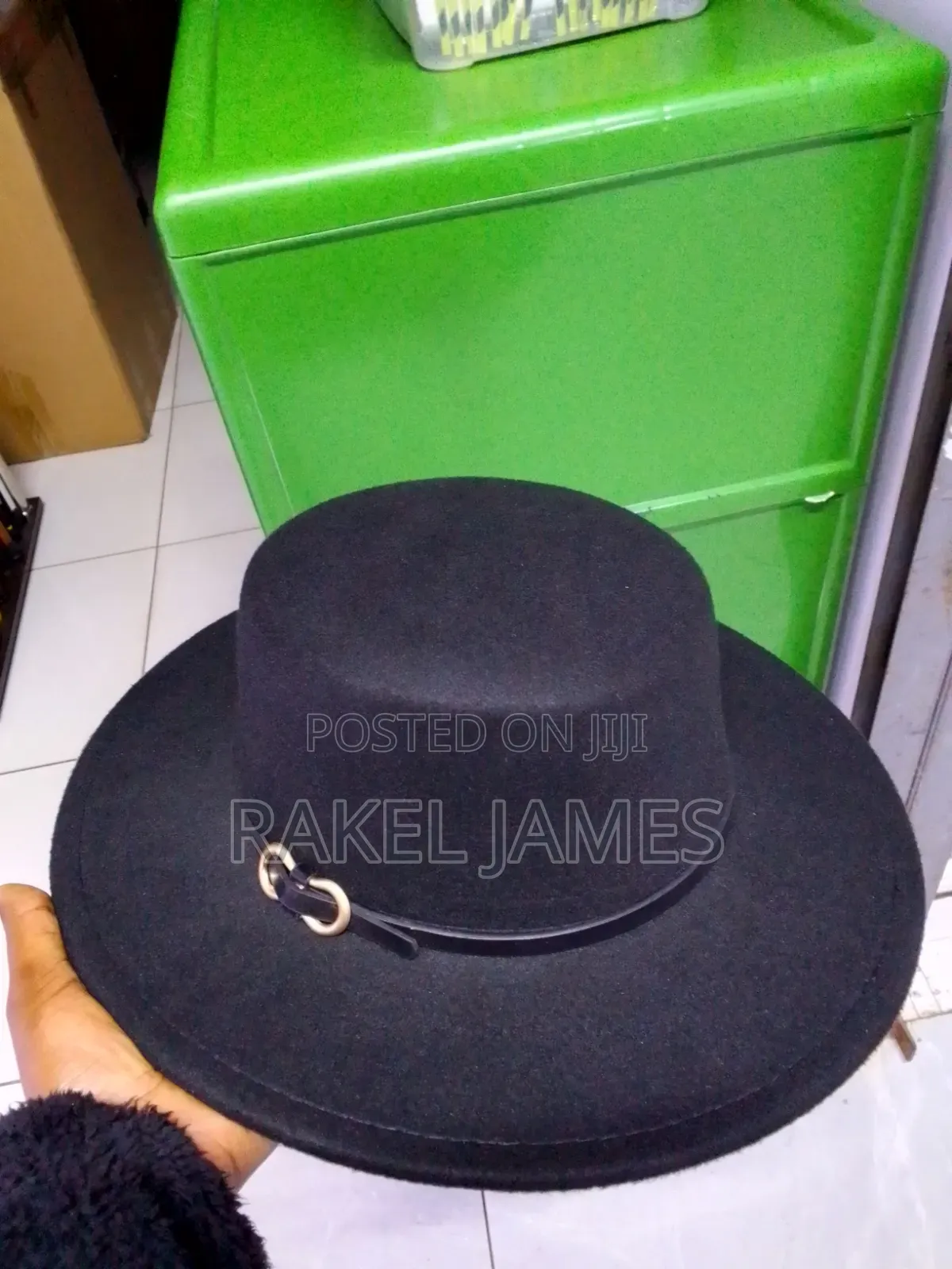 Unisex Black Fedora Hat